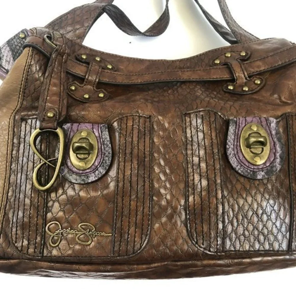 Jessica Simpson Handbag Shoulderbag Brown large